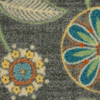 Maples Rugs Reggie Floral Kitchen Rugs Non Skid Accent Area Carpet [Made in USA], Multi, 2'6 x 3'10