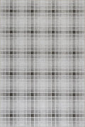 Dash & Albert Andri Plaid Black Machine Washable Rug, 6 X 9 Feet, Black/White Plaid Pattern