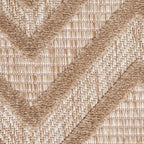 Nourison Home Versatile Natural Beige 4' x 6' Area Rug - Easy Clean, Non Shedding, Bed Room, Living Room, Dining Room, Kitchen (4' x 6')