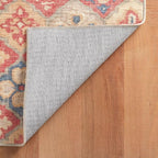 Dash & Albert Pali Multi Machine Washable Rug, 8.5 X 11.5 Feet, Multicolored/Oranges Geometric Pattern