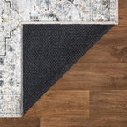 Bloom Rugs Caria Washable Non-Slip 9x12 Rug - Ivory/Gray/Caramel Traditional Area Rug for Living Room, Bedroom, Dining Room, and Kitchen - Exact Size: 9' x 12'