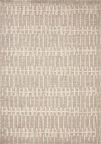 Loloi Amber Lewis Bexley Collection BEX-02 Taupe/Natural 9' x 13' Area Rug Neutral, Textured, Living, Bedroom, Dining, Carpet