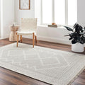 Mark&Day Wool Rugs, 2x8 Nishnabotny Cottage Medium Beige Runner Area Rug, Beige Carpet for Hallway, Kitchen, Bedroom or Living Room (2'6" x 8' Runner)