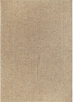 Easy Jute Rugs 8x10 Natural Color Living Room Indoor Outdoor Area Rug for Patio Farmhouse and Kitchen Rug High Traffic Easy to Clean Washable Solid Boho Woven Design Outside Carpet (8 x 10)