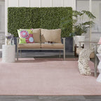 Nourison Home Nourison Essentials Pink 7' x 10' Area Rug - Easy Clean, Non Shedding, Bed Room, Living Room, Dining Room, Kitchen (7' x 10')