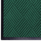 WaterHog Diamond | Commercial-Grade Entrance Mat with Rubber Border – Indoor/Outdoor, Quick Drying, Stain Resistant Door Mat (Evergreen, 3' x 5')