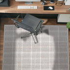 Rugshop Bohemian Stripe Lines Washable Non Slip Area Rug 3' x 5' Ivory