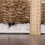 Hauteloom Cansu Hallway, Kitchen Runner Rug - Contemporary - Plush Pile - Black - 2'7" x 10'