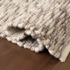 Rugs USA Marilyn Charcoal/Ivory, 6' x 9', Hand Woven, Marled, Wool, Soft and Cozy, High Traffic, Stain Resistant, Easy Clean, Durable Area Rug for Bedroom, Living Room, Dining, Den, Foyer