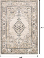 Loloi Teagan Collection TEA-02 Oatmeal/Ivory 9'-9" x 13'-6" Area Rug, Large, Soft Neutral Rug, High-Traffic for Living Room, Bedroom, Home Office, Dining Area