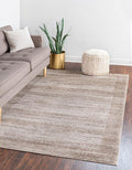 Rugs.com Angelica Collection Rug – 9' x 12' Beige Medium Rug Perfect for Living Rooms, Large Dining Rooms, Open Floorplans