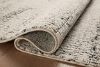 Loloi Darby Collection DAR-02 Oatmeal/Charcoal 4'-0" x 6'-0" Accent Rug