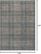 Loloi Angela Rose Ember Collection EMB-09 Denim/Charcoal 9'-6" x 13'-1" Area Rug