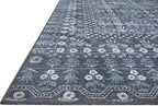 Loloi Rifle Paper Co. Maison Collection MAO-03 Rosette Blue 7'-6" x 9'-6", .19" Pile Height, Area Rug