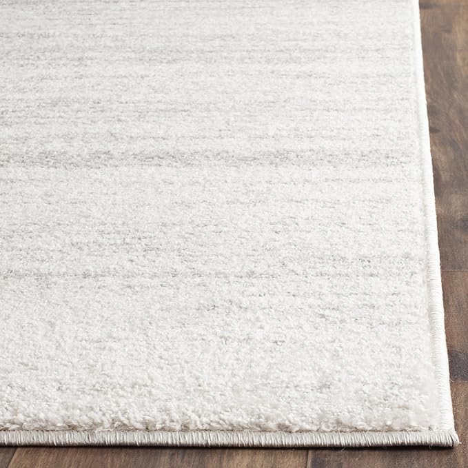 SAFAVIEH Area Rug 12x15 - Adirondack Collection - Large - Ivory & Silver, Modern Ombre Design, Non Shedding & Easy to Clean, Ideal for Living Room, Bedroom, Office, Dining Space (ADR113B)