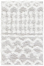 Livabliss Hapsburg Moroccan Shag Area Rug, 2' x 2'11", Light Gray