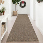 BEQHAUSE Hallway Runner Rugs 2.6x8, Hallway Rug Non-Slip Washable(Rolled-Up NO Creases), Runner Rug Absorbent Stain Resistant Hall Rug Carpet Runner, Entryway Rugs Floor Mat Laundry Room Rugs, Taupe
