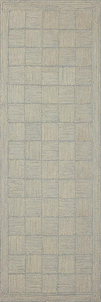 Loloi Chris Loves Julia Francis Collection FRA-03 Silver/Sky 2'-0" x 5'-0" Accent Rug