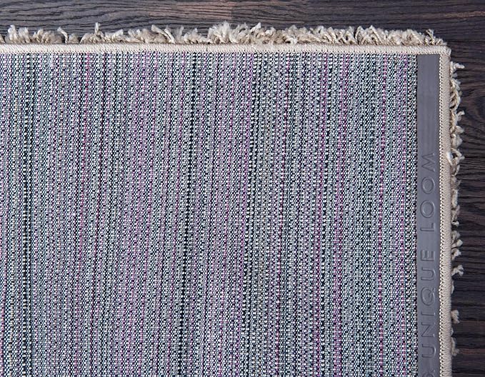 Unique Loom Solid Shag Collection Area Rug (8' x 11' Rectangle, Taupe)