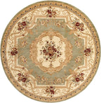 Rugs.com Chateau Collection Rug - 10 Ft Round Green Medium Pile Rug