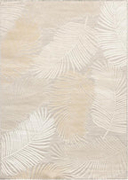 Nourison Home Suncoast Beige 5'3" x 7'3" Area Rug - Easy Clean, Non Shedding, Bed Room, Living Room, Dining Room, Kitchen (5' x 7')