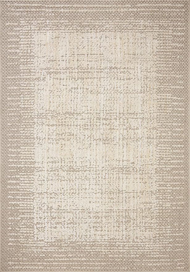 Loloi Amber Lewis Bexley Collection BEX-06 Natural/Taupe 2'-7" x 8'-0" Runner Rug Neutral, Textured, Living, Bedroom, Dining, Carpet