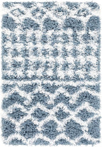 Livabliss Hapsburg Moroccan Shag Area Rug, 2' x 2'11", Denim