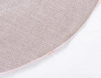 Unique Loom Davos Shag Collection Area Rug - Solid (6' 7" Round, Dusty Rose)