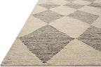 Loloi Chris Loves Julia Francis Collection FRA-01 Beige/Charcoal 5'-0" x 7'-6" Area Rug