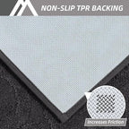COSY HOMEER Door Mat 24”x36”,Absorbent Dirt Trapper Entryway Rugs,Non-Slip Welcome Mat,Washable Entry Rugs,Low Pile Doormat for Front Back Door,Wet Shoes & Paws,Dark Grey