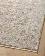 Loloi Amber Lewis Alie Collection ALE-05 Gold/Beige 7'-10'' x 7'-10'', .13'' Pile Height, Round Area Rug