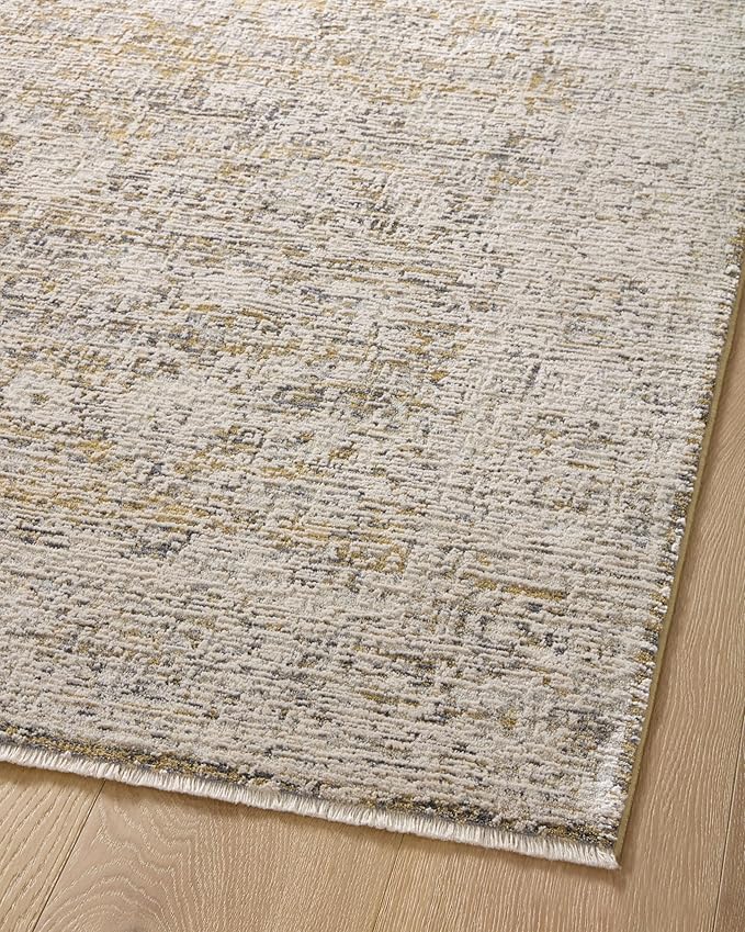 Loloi Amber Lewis Alie Collection ALE-05 Gold/Beige 11'-6'' x 15'-7'', .13'' Pile Height, Area Rug