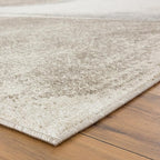 LUXE WEAVERS Spiral Abstract Beige 5x7 Area Rug