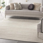 Nourison Home Nourison Essentials Ivory Beige 7' x Square Area Rug - Easy Clean, Non Shedding, Bed Room, Living Room, Dining Room, Kitchen (7' x Square)