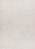 Hand-Tufted 100% Wool Area Rug – Unique Modern Geometric Grid Pattern, Soft Plush Textured Carpet for Living Room, Bedroom, Dining Room & Entryway (Grey, 4' x 6')