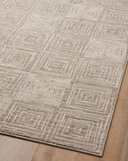 Loloi Darby Collection DAR-05 Beige/Grey 2'-7" x 4' Accent Rug