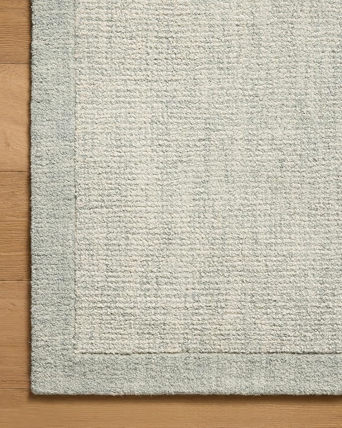 Loloi Magnolia Home by Joanna Gaines Henley Collection HNY-01 Ivory/Spa 8'-6" x 11'-6" Area Rug