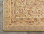 Unique Loom Voyage Collection Traditional Oriental Classic Intricate Design Area Rug (4' 0 x 4' 0 Square, Green/Ivory)