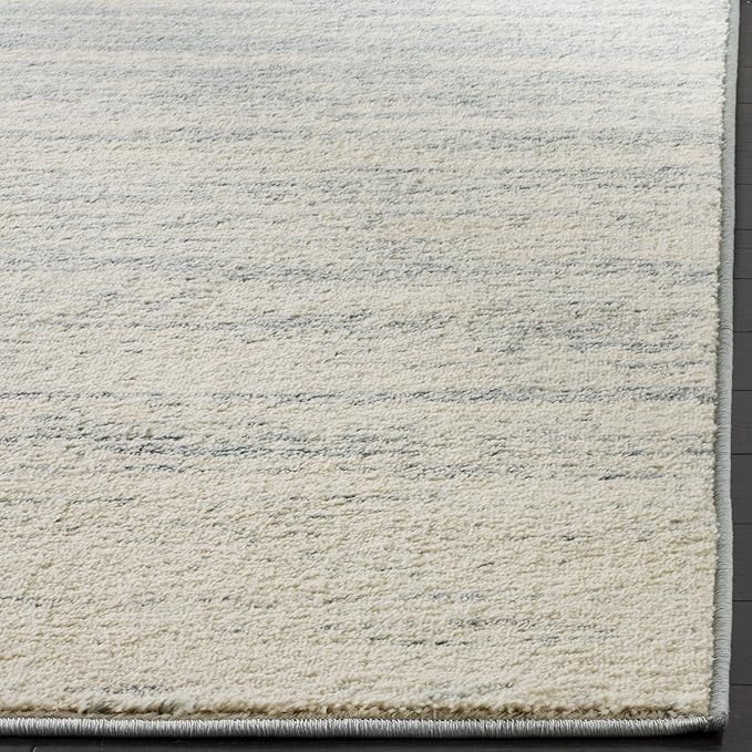 SAFAVIEH Adirondack Collection Runner Rug - 2'6" x 14', Slate & Cream, Modern Ombre Design, Non Shedding & Easy to Clean, Ideal for Hallway, Foyer, Kitchen, Entryway, Bedroom (ADR113T)