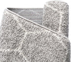 Unique Loom Trellis Frieze Collection Area Rug - Geometric (6' 1" x 9', Light Gray/ Ivory)
