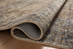 Loloi Amber Lewis Morgan Collection MOG-05 Spice/Lagoon 2'-3" x 9'-6" 38" Thick Runner Rug feat. CloudPile, Neutral, Room Décor, Vintage Inspired, Livingroom, Bedroom, Dining Area