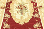 Unique Loom Versailles Collection Traditional Classic Floral Motif Area Rug (4' 0 x 6' 0 Rectangular, Burgundy/ Ivory)
