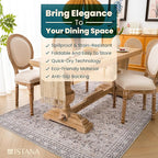Istana 4x6 Rug - Beige Grey & Light Cream Area Rugs 4x6 - Kid & Pet Friendly Machine Washable Rugs - 4 x 6 Area Rug Non Slip & Non Shedding Area Rug - Foldable Rug for Room for Bedroom