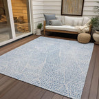 Addison Rugs Chantille ACN591 Denim 9' x 12' Indoor Outdoor Area Rug, Easy Clean, Machine Washable, Non Shedding, Bedroom, Living Room, Dining Room, Kitchen, Patio Rug