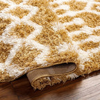 Livabliss Hapsburg Moroccan Shag Runner Area Rug, 2'7" x 7'3", Camel