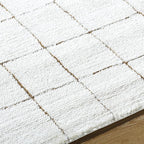 Livabliss x Our PNW Home Cascade Minimalist Area Rug, 9'2" x 12', Ivory