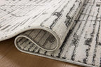 Loloi Kamala Collection KAM-02 Charcoal/Dove 11'-2" x 15'-7" Area Rug