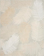 Nourison Home Suncoast Grey 7'10" x 9'10" Area Rug - Easy Clean, Non Shedding, Bed Room, Living Room, Dining Room, Kitchen (8' x 10')
