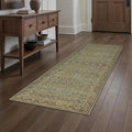 Runner Rug 2x6 Brown Hallway Washable Kitchen Vintage Carpet Non Slip Long Indoor Bedroom Retro Traditional Accent Throw Rug for Bathroom Office Entryway Laundry Dining