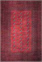 Keen Home Design 9x12 Rug - Machine Washable Area Rug with Non-Slip Backing, Ideal for Living Room, Dining Room, Bedroom - Vintage, Easy Clean, Durable, Low Pile Rug - (9' x 12')